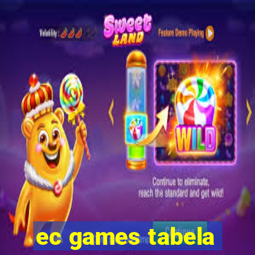 ec games tabela